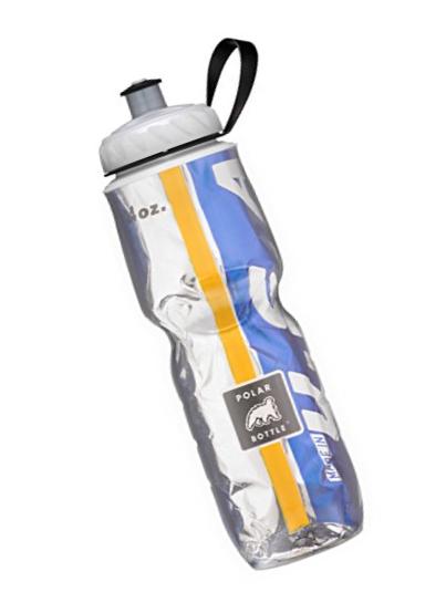 Polar Bottle Insulated Water Bottle (Gold/Blue) (24 oz) - 100% BPA-Free Water Bottle - Perfect Cycling or Sports Water Bottle - Dishwasher & Freezer Safe