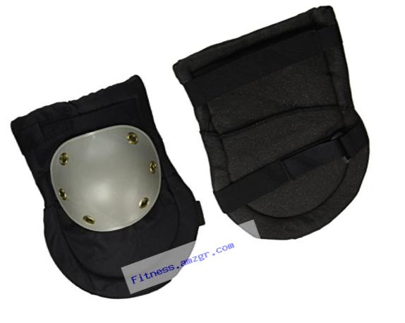 SE GP322KPB Knee Pads with Plastic Caps, Black and Grey